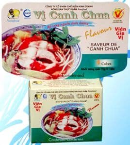 NOSAFOOD - VIEN GIA VI CANH CHUA - приправа специи для приготовления рыбного супа - 1 упаковка - 48 кубиков. Пр-во Вьетнам.