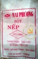 Мука рисовая кулинарная для выпечки сладостей (Bot Nep) - 500 гр. Пр-во Вьетнам.