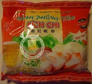 Креветочные воздушные рисовые чипсы (BICH CHI BANH PHONG TOM) - 100 гр. Пр-во Вьетнам.