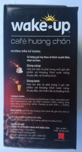 Кофе чон (WAKE UP HUONG CHON) - Быстрорастворимый натуральный вьетнамский кофе лювак - 18 пакетиков в упаковке - 306 гр. Вьетнам