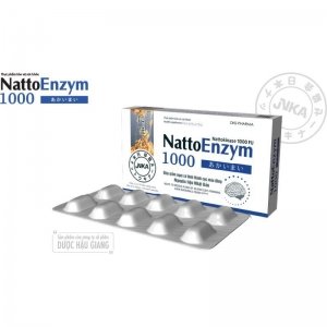 NATTO ENZYM 1000 - ПРЕПАРАТ ДЛЯ ОЧИЩЕНИЯ СОСУДОВ, РАЗЖИЖЕНИЕ КРОВИ, ПРОТИВ ОБРАЗОВАНИЯ ТРОМБОВ - 20 КАПСУЛ. ВЬЕТНАМ