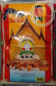 Рис жасминовый тайский, Элитный Высший Сорт, ароматный, длиннозерный (Sunlee Jasmine Rice) - 5 кг. Пр-во Таиланд.