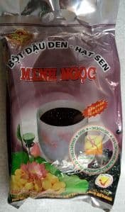 Бобово - лотосовый питательный быстрорастворимый густой напиток (BOT DAU DEN - HAT SEN) (заливается кипятком) - 10 пакетов по 50 гр. (500 гр.) Пр-во Вьетнам.