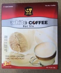 Trung Nguyen G7 (White Coffee ) 3 в 1  - быстрорастворимый вьетнамский молочный кофе для тех, кто любит кофе с молоком!