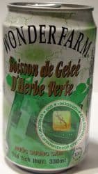 Сокосодержащий напиток из зеленой травы с каррагинаном (кусочки желе из красных водорослей) без газа (NUOC SUONG SAM) - 330 ml. Пр-во Вьетнам.