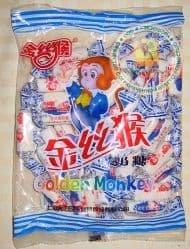 Конфеты сливочные Золотая Обезьяна (Golden Monkey) такие же как белый кролик - 250 гр. Китай.