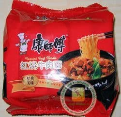 Китайский суп, лапша - говядина с овощами - 1 упаковка - 5 шт. Пр-во Китай.